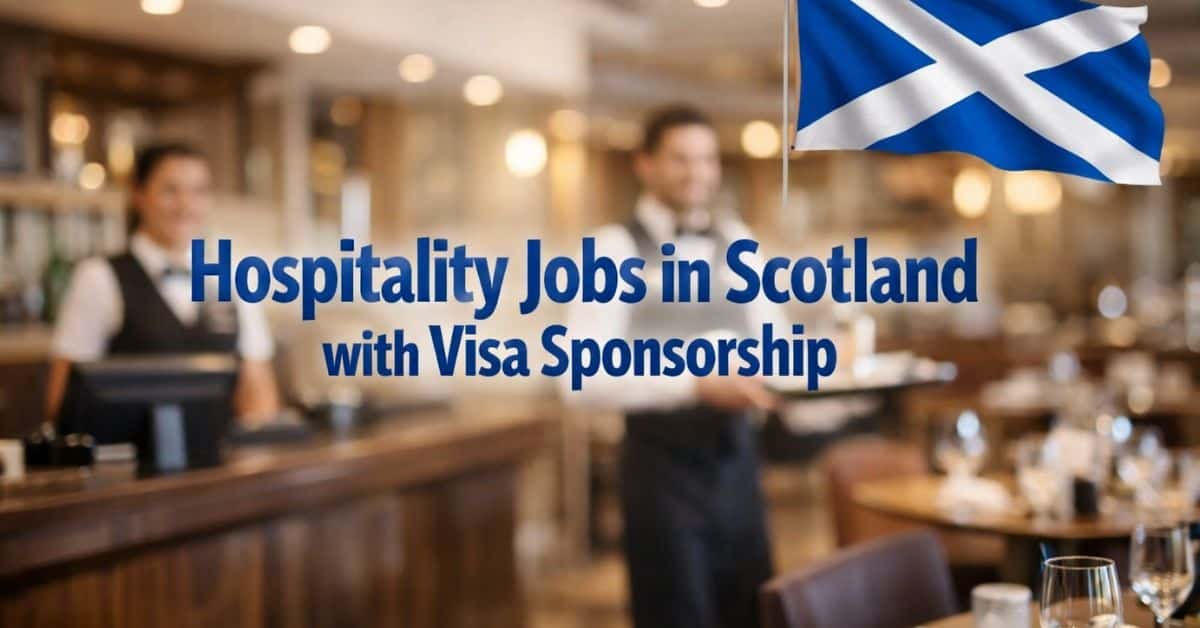 Hospitality Jobs in Scotland with Visa Sponsorship