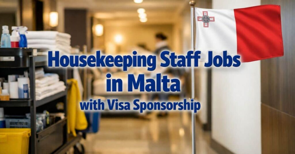 Housekeeping Staff Jobs in Malta with Visa Sponsorship